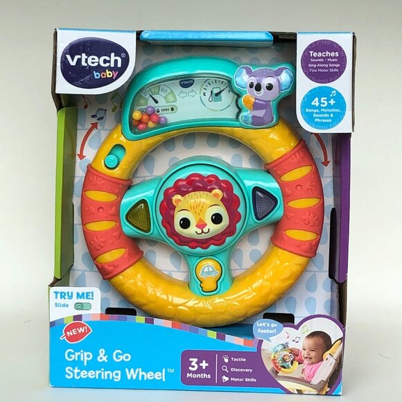 Brand New 🚗Vtech Grip & Go Steering Wheel-English Version 3–24 months - Picture 8 of 11